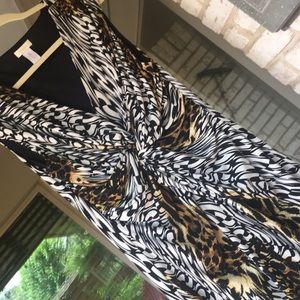 Chico’s animal print dress size 2 (fits like 12)